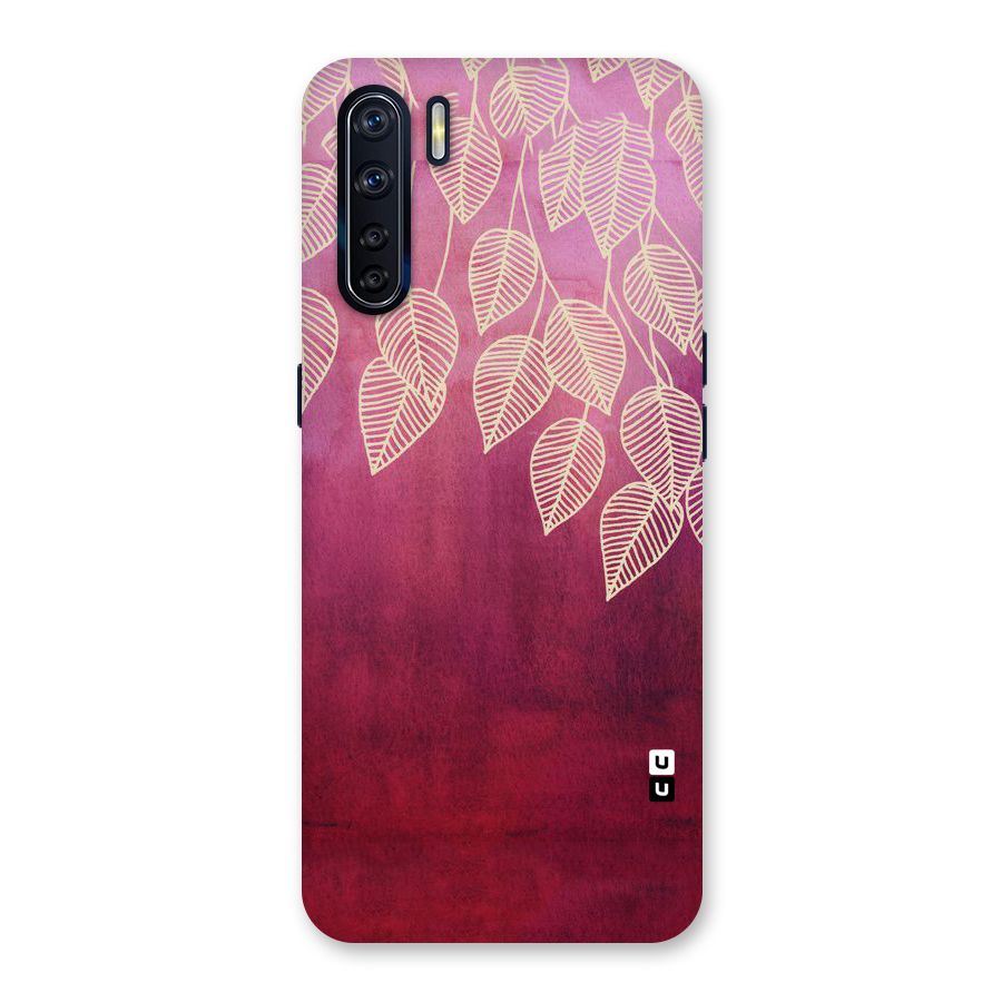 Leafy Outline Back Case for Oppo F15