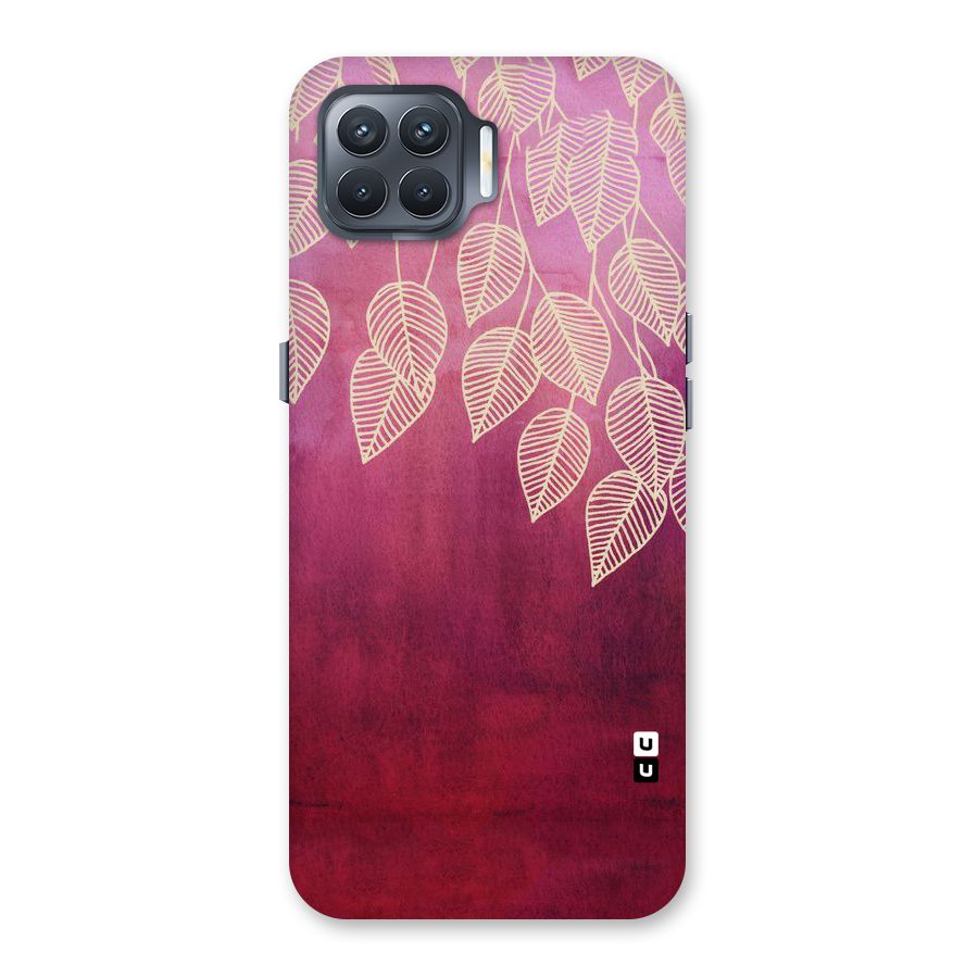Leafy Outline Back Case for Oppo F17 Pro