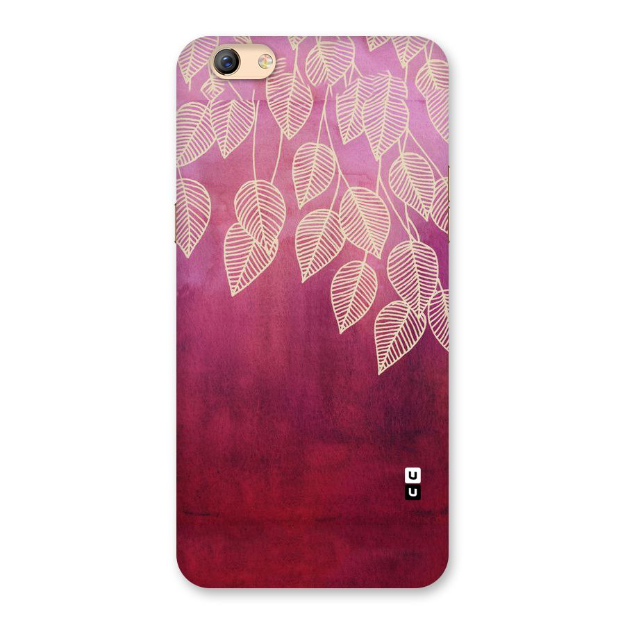 Leafy Outline Back Case for Oppo F3 Plus