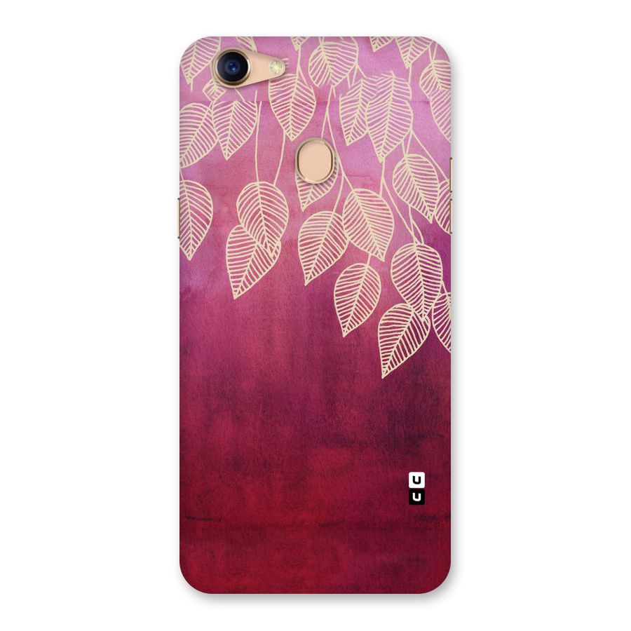 Leafy Outline Back Case for Oppo F5