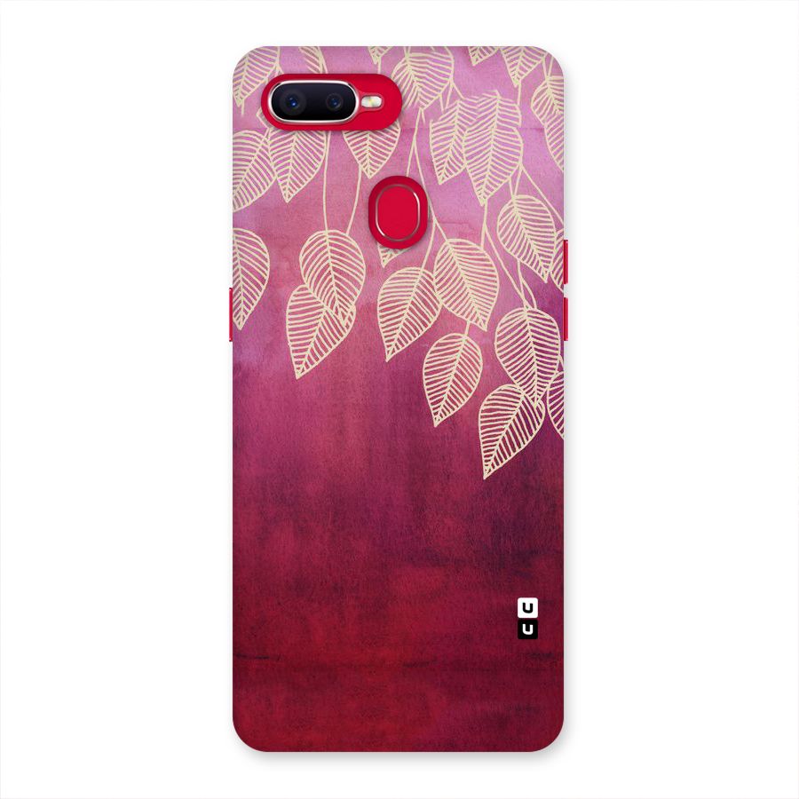 Leafy Outline Back Case for Oppo F9 Pro