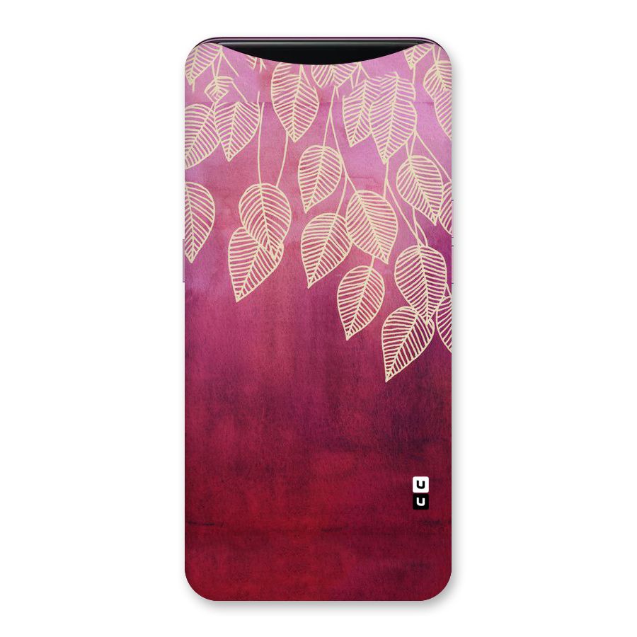 Leafy Outline Back Case for Oppo Find X