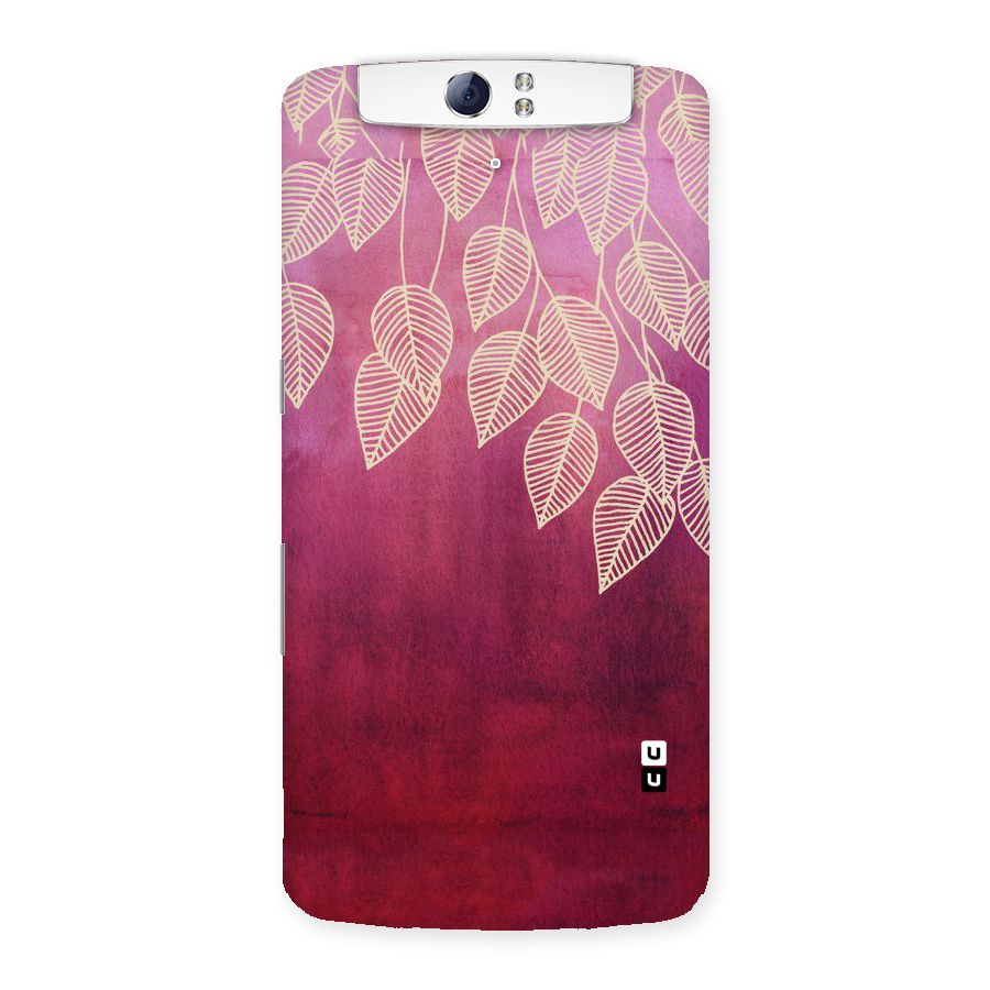 Leafy Outline Back Case for Oppo N1