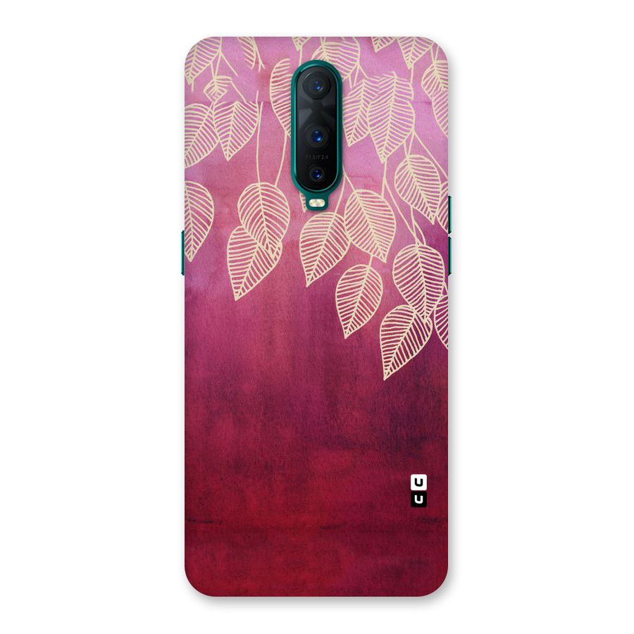 Leafy Outline Back Case for Oppo R17 Pro