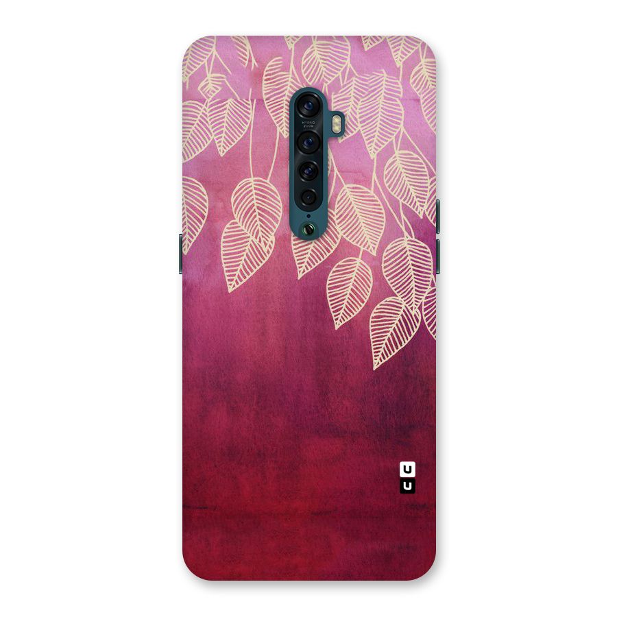 Leafy Outline Back Case for Oppo Reno2