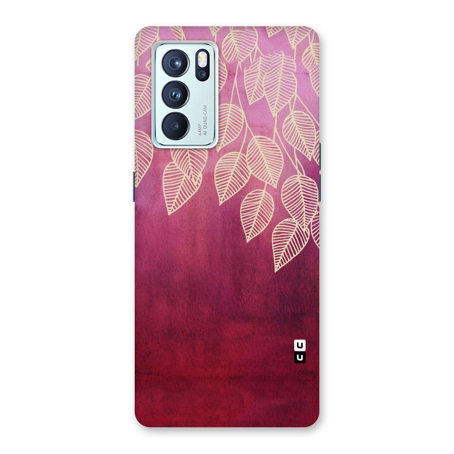 Leafy Outline Back Case for Oppo Reno6 Pro 5G