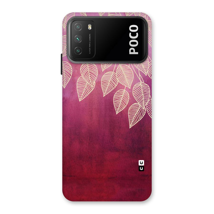 Leafy Outline Back Case for Poco M3