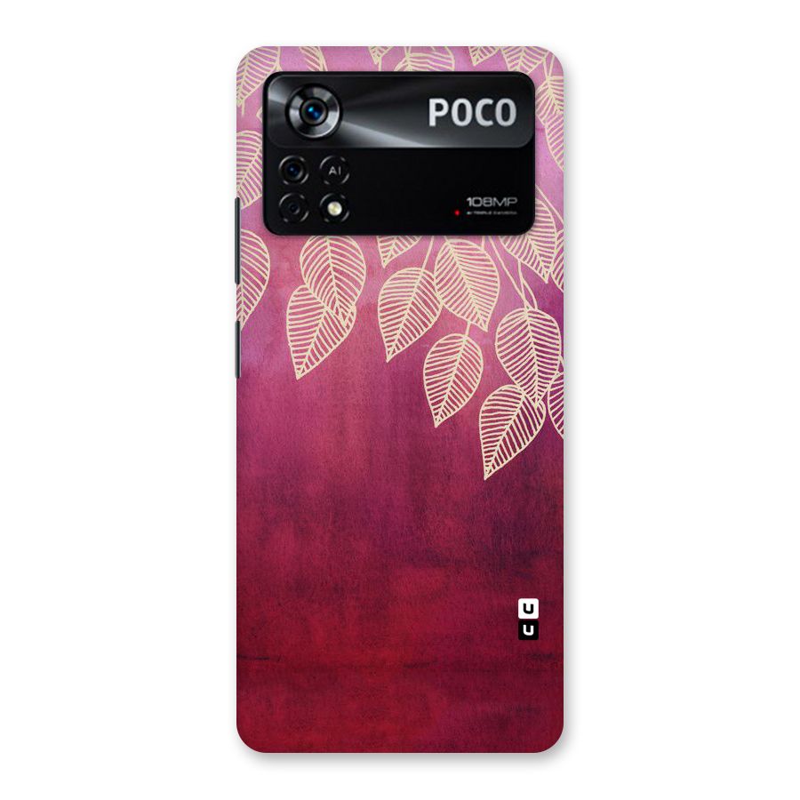 Leafy Outline Back Case for Poco X4 Pro 5G