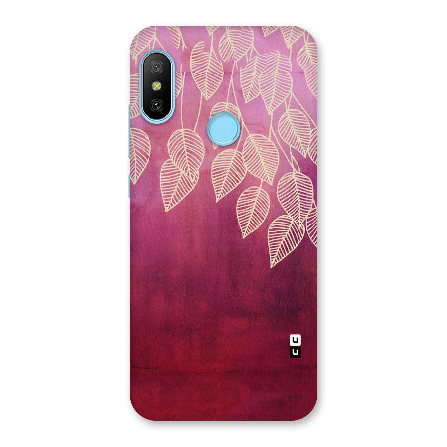 Leafy Outline Back Case for Redmi 6 Pro