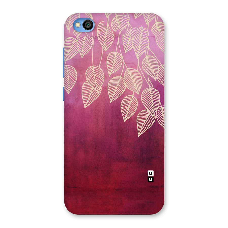 Leafy Outline Back Case for Redmi Go