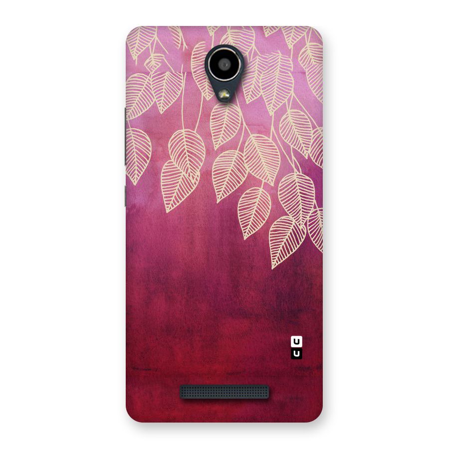 Leafy Outline Back Case for Redmi Note 2