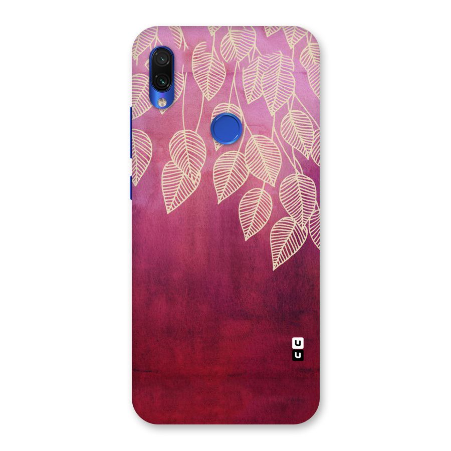 Leafy Outline Back Case for Redmi Note 7S