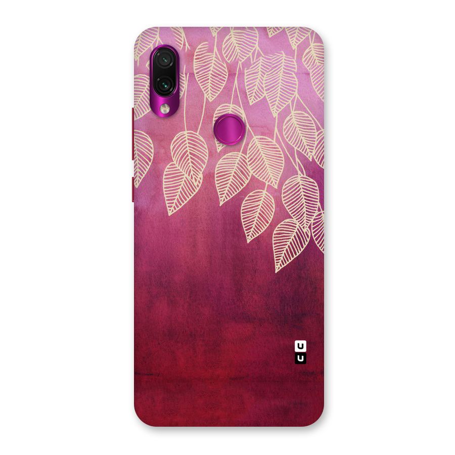 Leafy Outline Back Case for Redmi Note 7 Pro