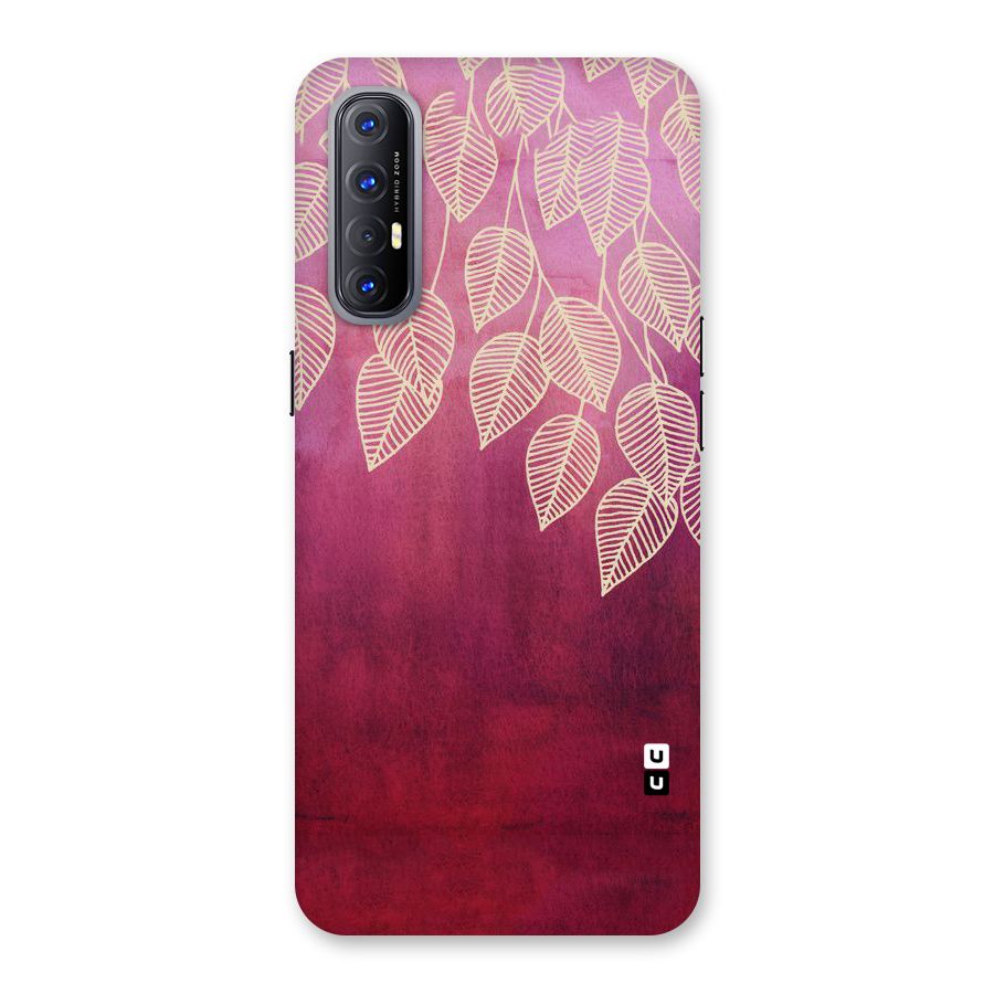 Leafy Outline Back Case for Reno3 Pro
