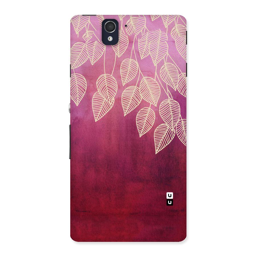 Leafy Outline Back Case for Sony Xperia Z