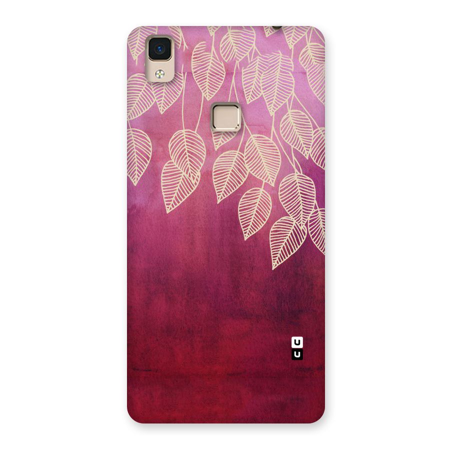 Leafy Outline Back Case for V3 Max