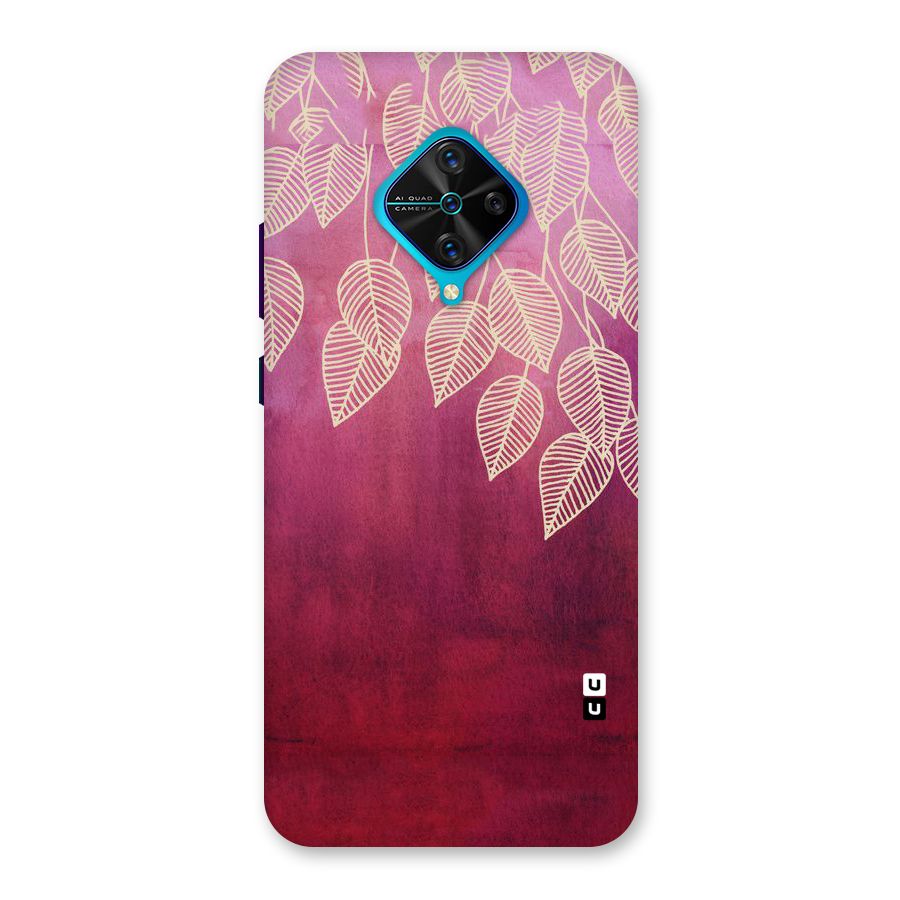 Leafy Outline Back Case for Vivo S1 Pro