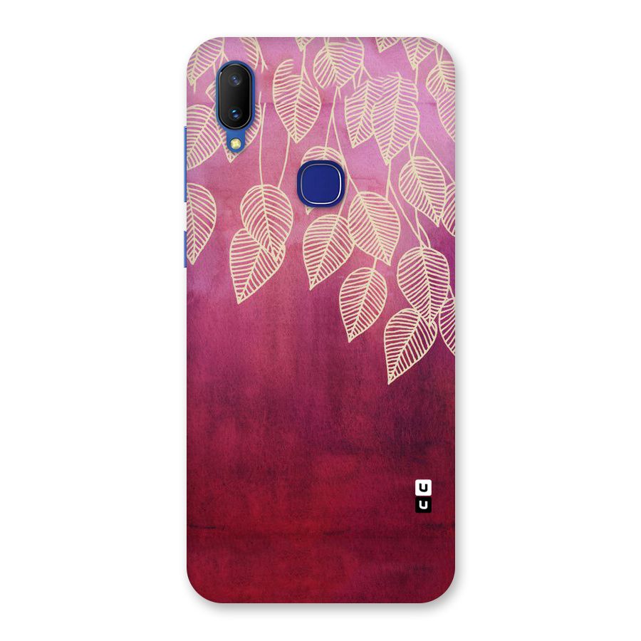 Leafy Outline Back Case for Vivo V11