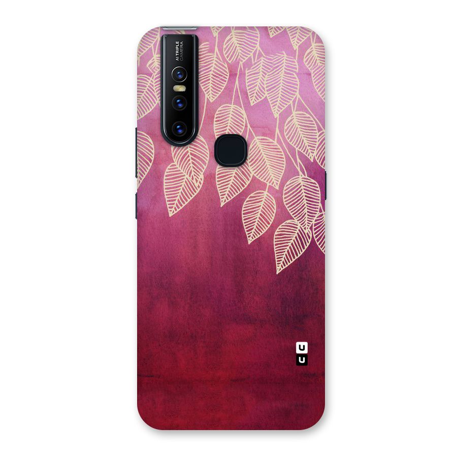 Leafy Outline Back Case for Vivo V15