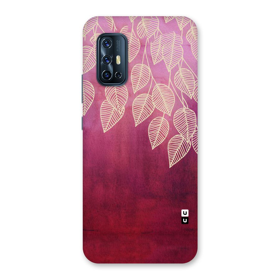 Leafy Outline Back Case for Vivo V17
