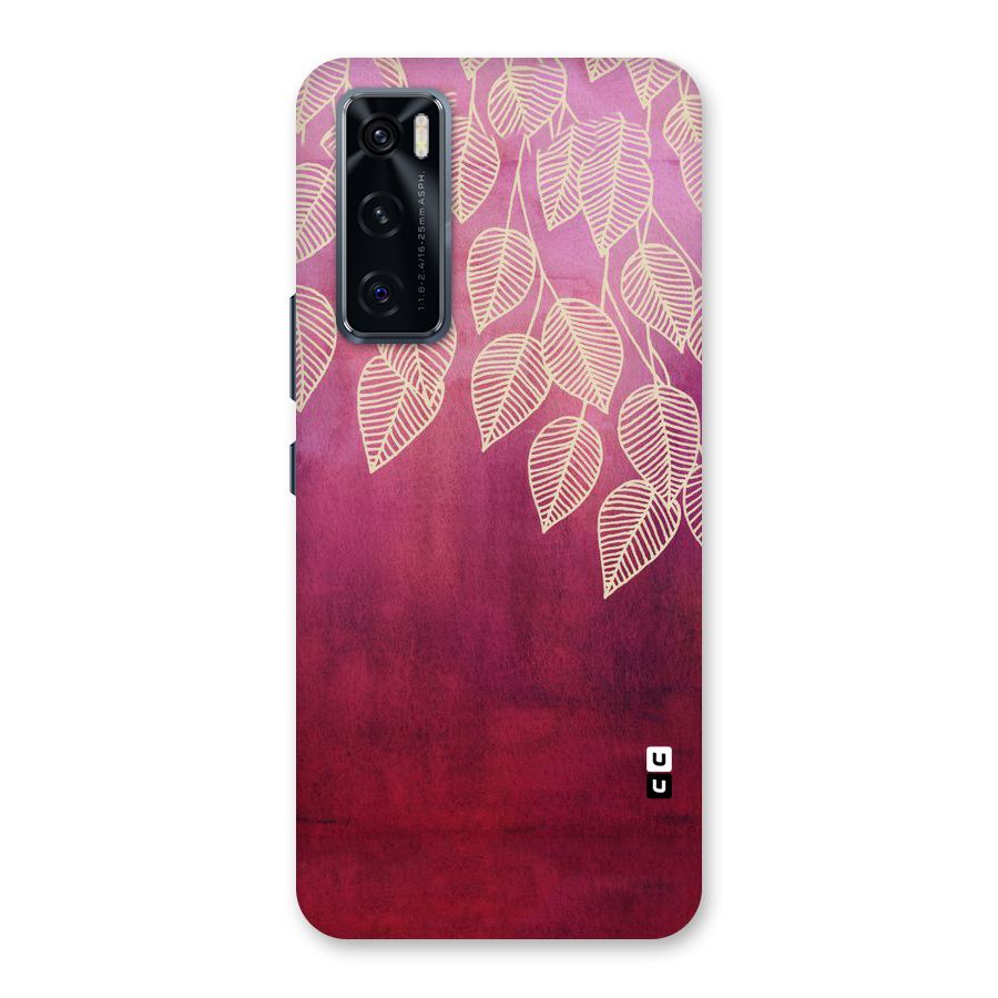 Leafy Outline Back Case for Vivo V20 SE