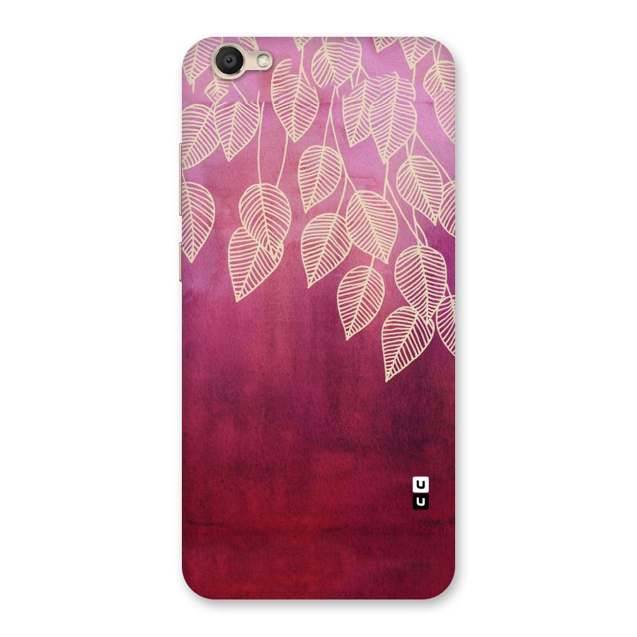 Leafy Outline Back Case for Vivo V5