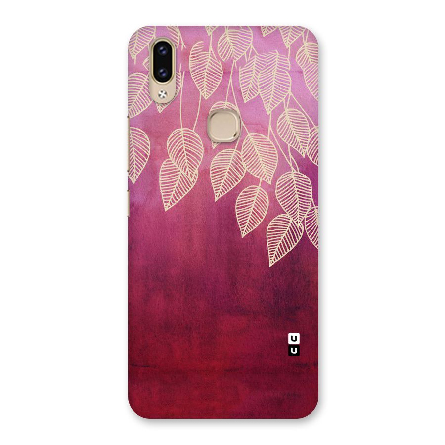Leafy Outline Back Case for Vivo V9 Youth