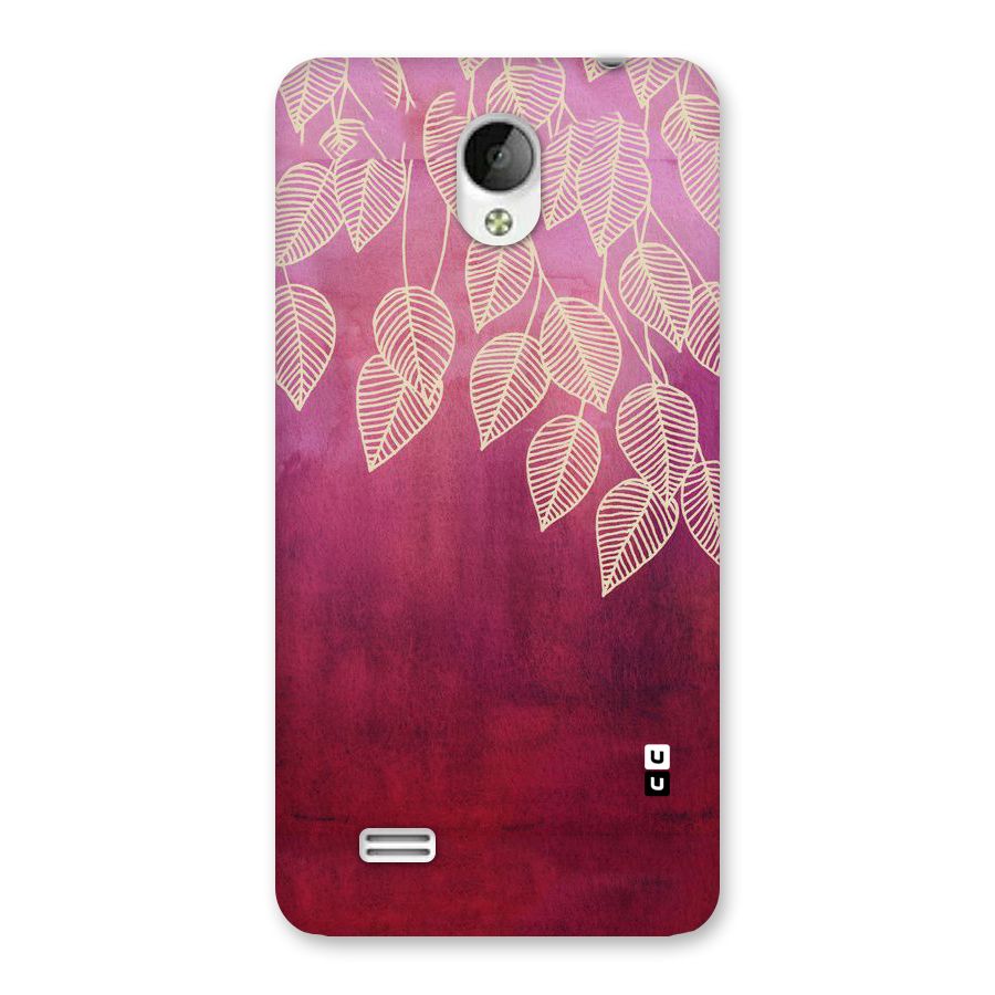 Leafy Outline Back Case for Vivo Y21