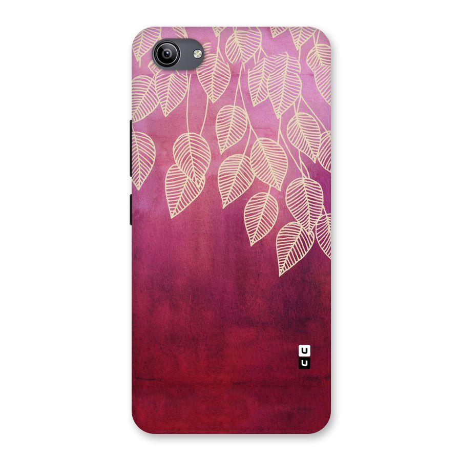Leafy Outline Back Case for Vivo Y81i