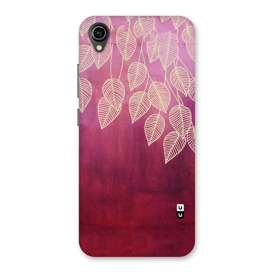 Leafy Outline Back Case for Vivo Y90