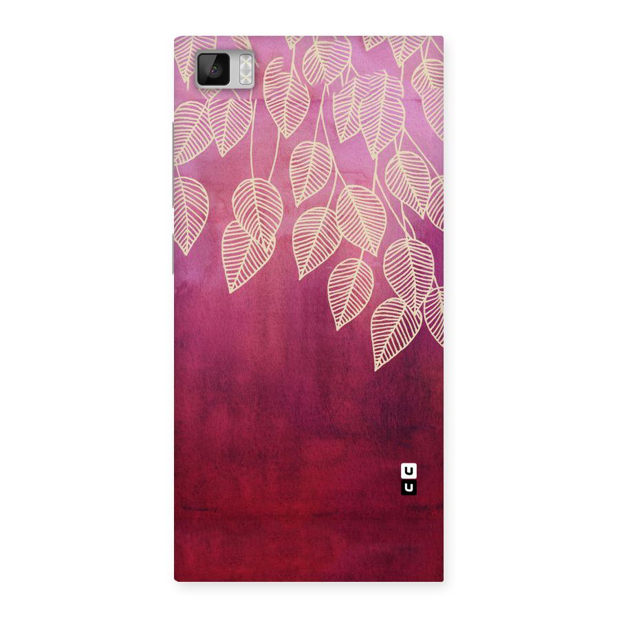 Leafy Outline Back Case for Xiaomi Mi3