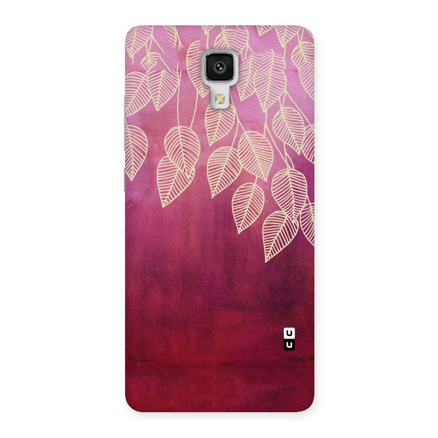 Leafy Outline Back Case for Xiaomi Mi 4