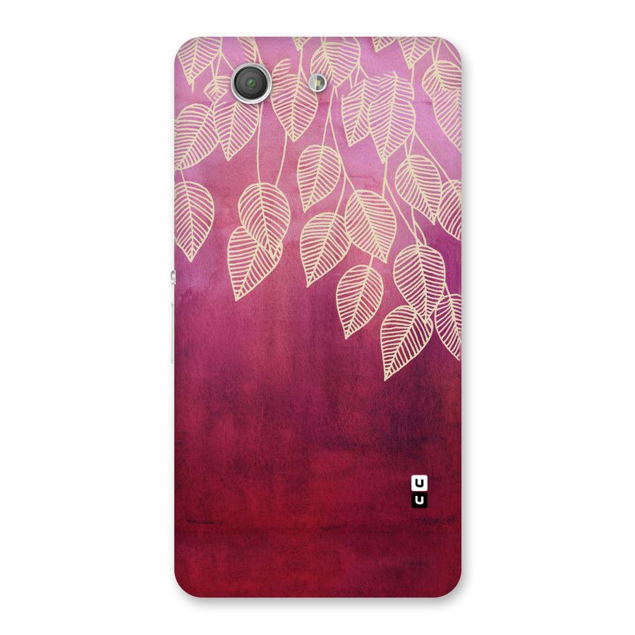 Leafy Outline Back Case for Xperia Z3 Compact