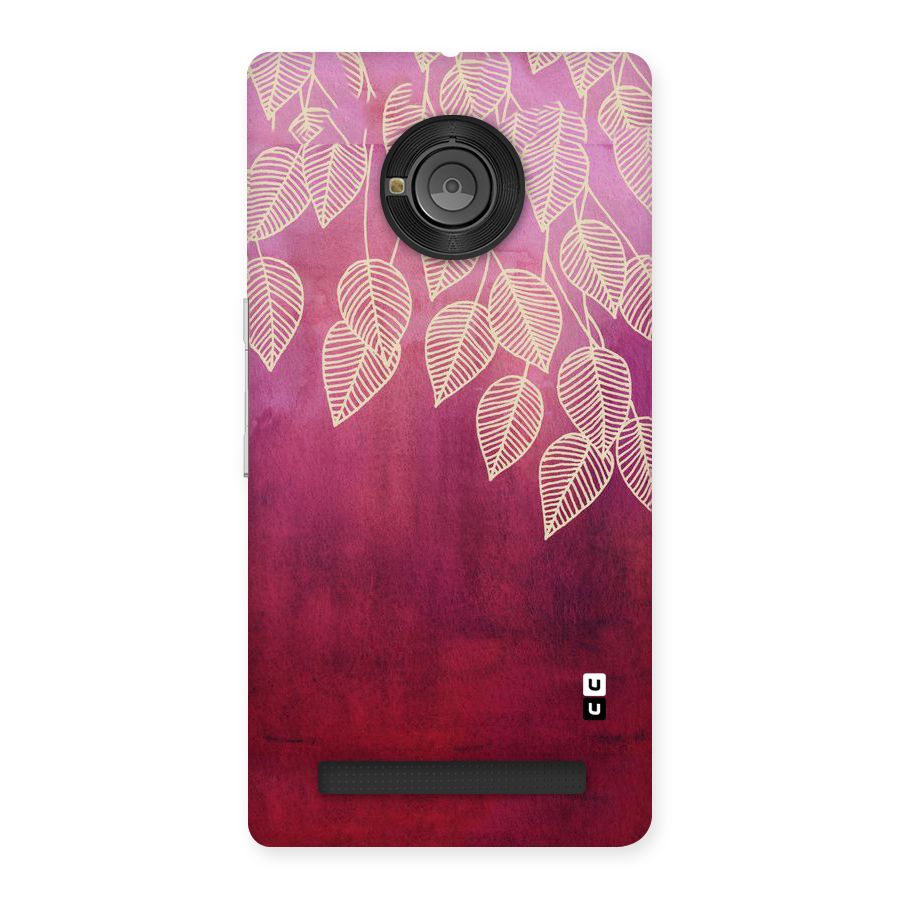 Leafy Outline Back Case for Yu Yuphoria