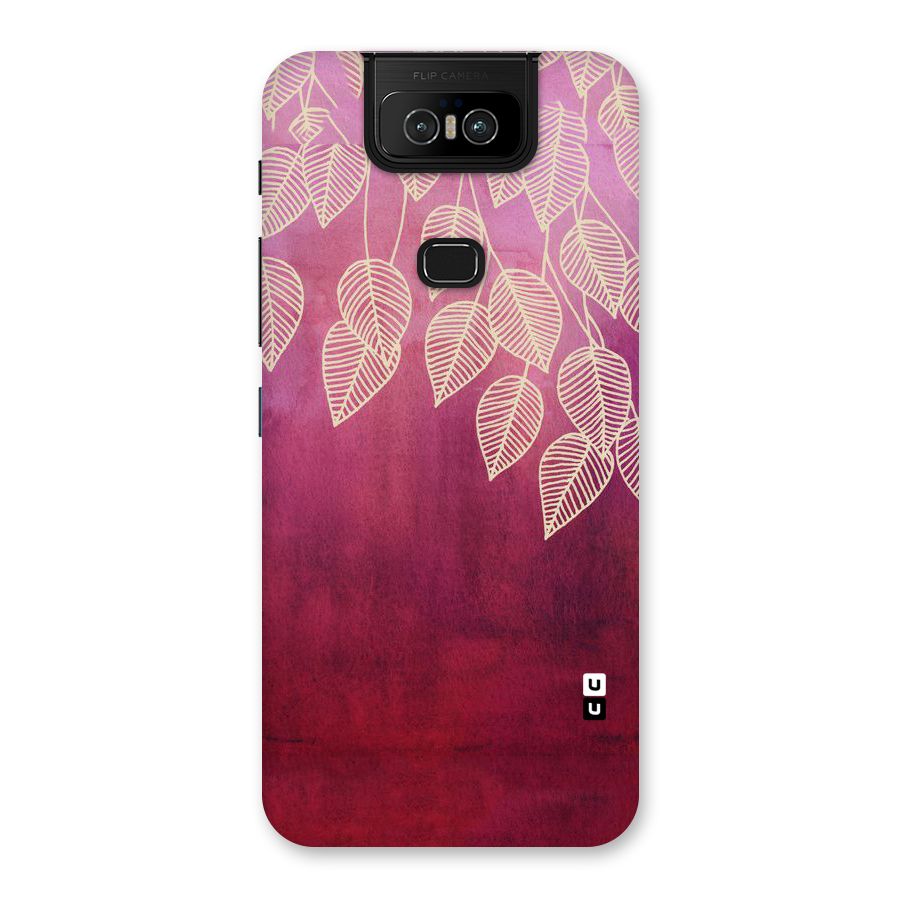Leafy Outline Back Case for Zenfone 6z