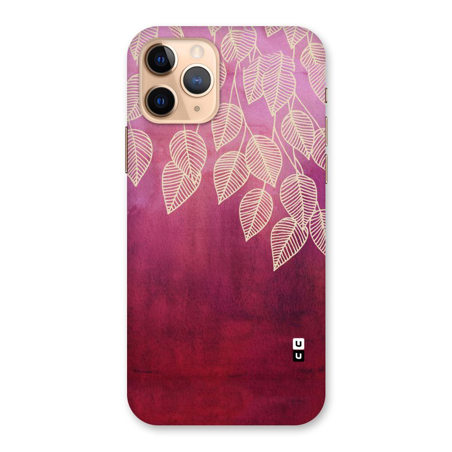 Leafy Outline Back Case for iPhone 11 Pro