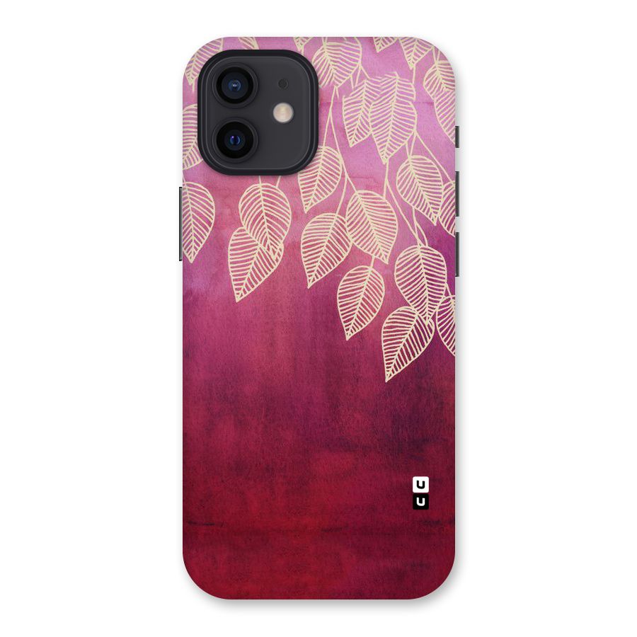 Leafy Outline Back Case for iPhone 12