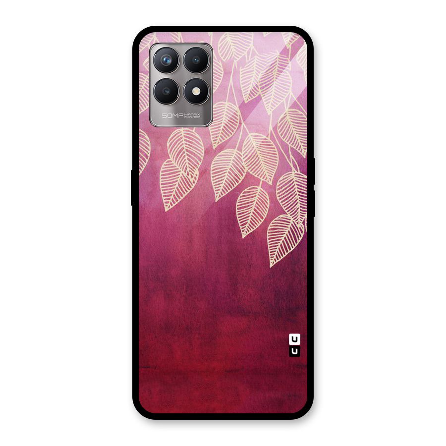 Leafy Outline Glass Back Case for Realme Narzo 50