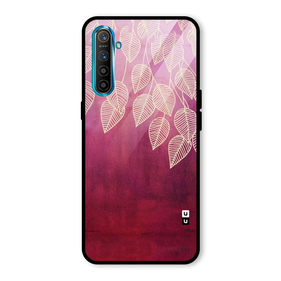 Leafy Outline Glass Back Case for Realme X2