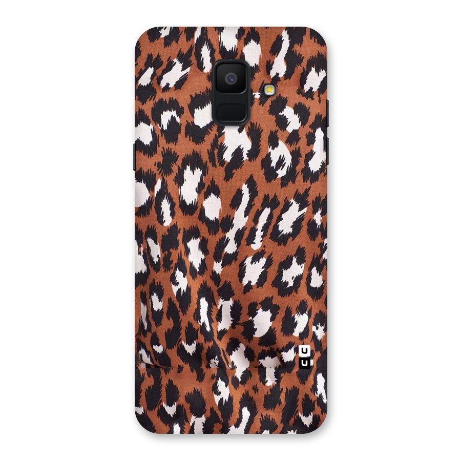 Leapord Design Back Case for Galaxy A6 (2018)