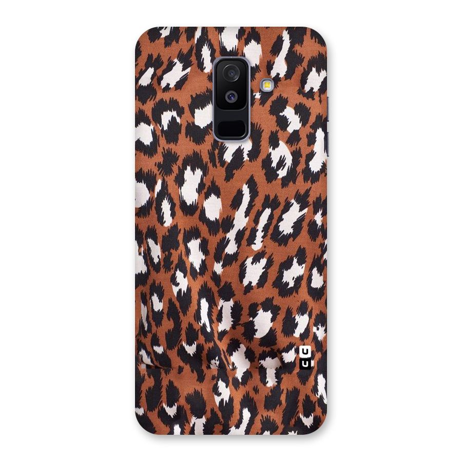 Leapord Design Back Case for Galaxy A6 Plus