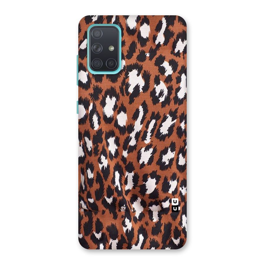 Leapord Design Back Case for Galaxy A71