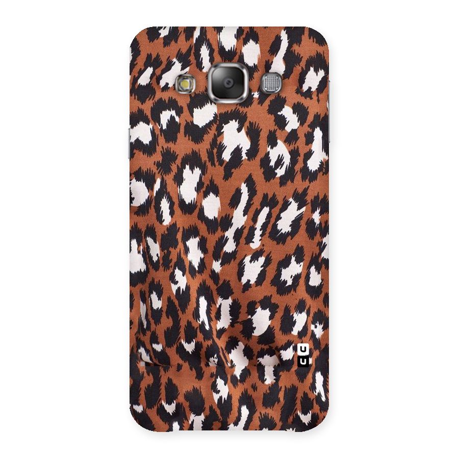 Leapord Design Back Case for Galaxy E7