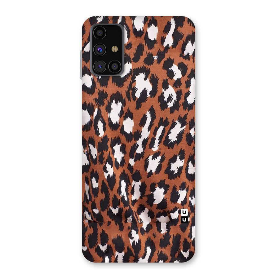 Leapord Design Back Case for Galaxy M31s