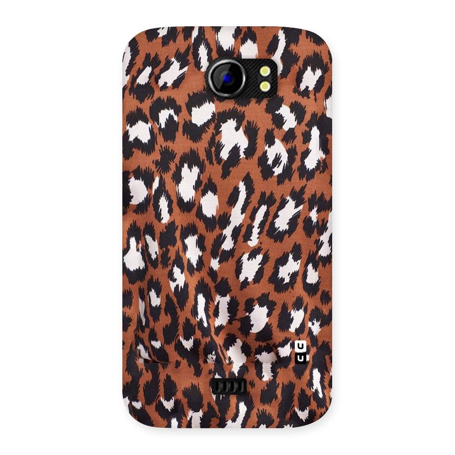 Leapord Design Back Case for Micromax Canvas 2 A110
