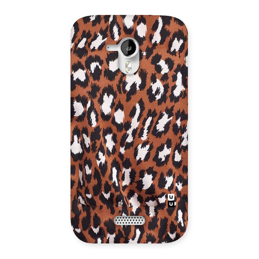 Leapord Design Back Case for Micromax Canvas HD A116