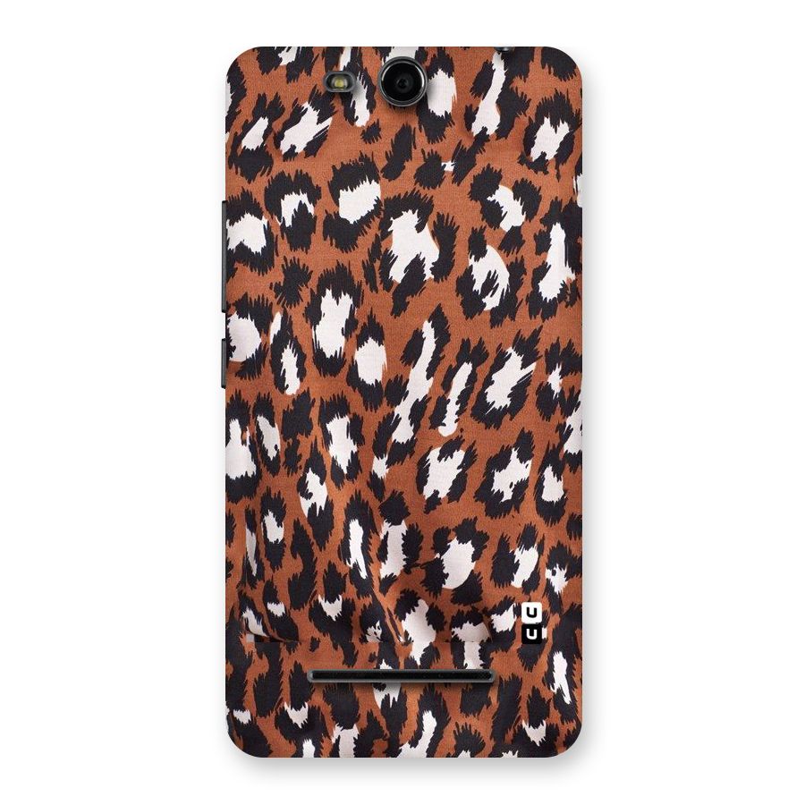 Leapord Design Back Case for Micromax Canvas Juice 3 Q392