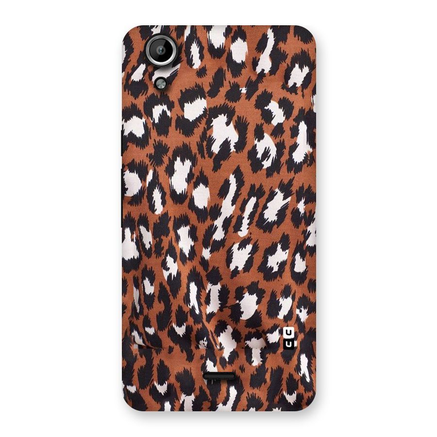 Leapord Design Back Case for Micromax Canvas Selfie Lens Q345