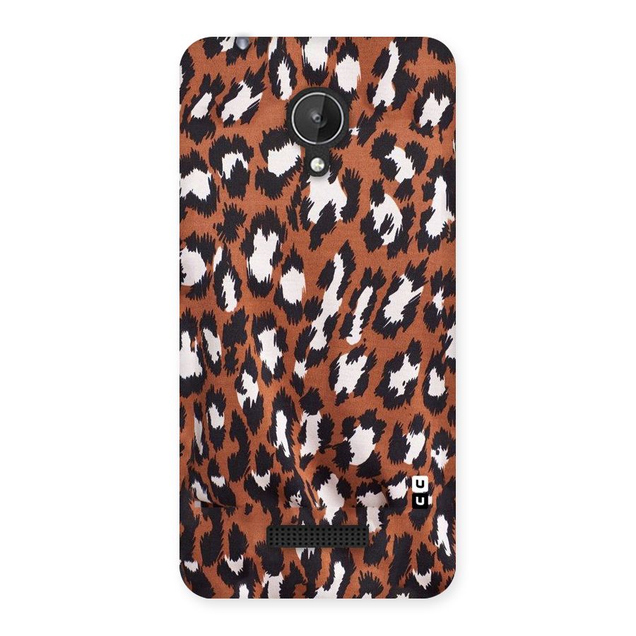 Leapord Design Back Case for Micromax Canvas Spark Q380