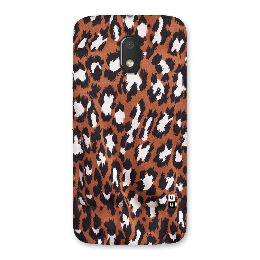 Leapord Design Back Case for Moto E3 Power